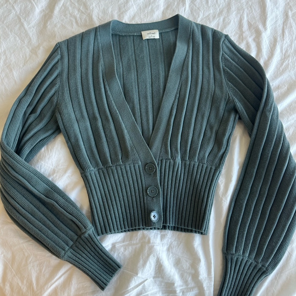 Wilfred Plunge Front Cardigan